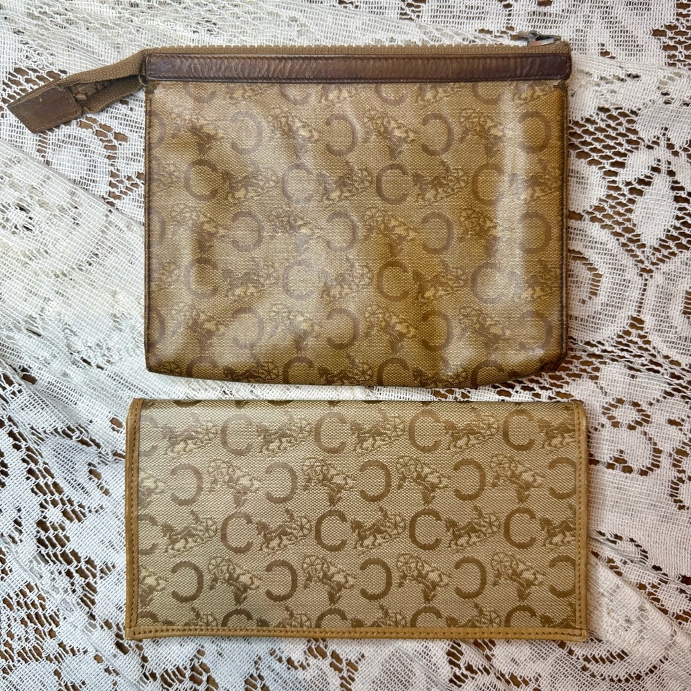 Céline Vintage Wallet & Makeup Bag Set - Picture 2 of 9